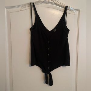 Black crop top